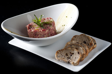 tartar de solomillo de ternera.