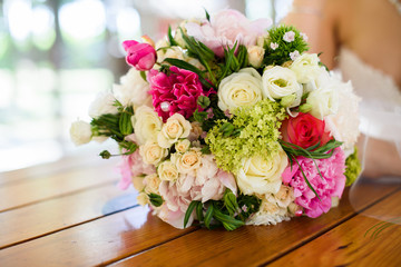 Wedding bridal bouquet