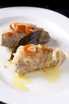 Ventresca de atun en escabeche