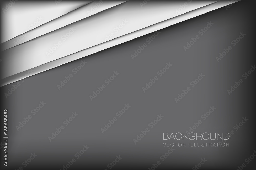 Poster abstract vector background overlap paper layer on red dark space for text and design illustration