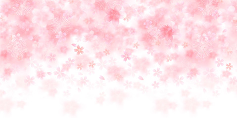 桜　春　和紙　背景