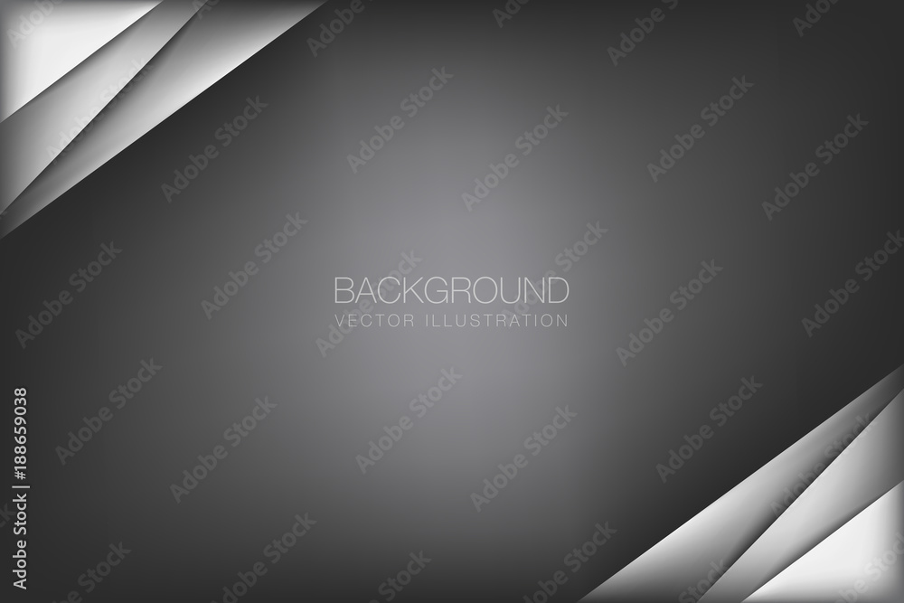 Poster abstract vector background overlap paper layer on red dark space for text and design illustration
