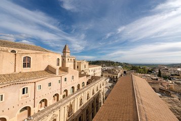 Fototapeta premium Cityscape of Noto - Syracuse Sicily Italy