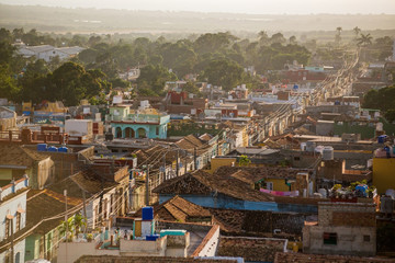 Fototapeta premium Trinidad, Cuba at sunset