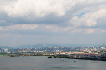 Cityscape top view of Kunming, Kunming is capital of Yunnan province most famous city in CHINA