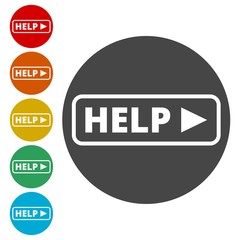 Help sing, Help icon 