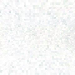 Geometric background with perspective effect. Mesh or grid of squares or cells. Mosaic style.