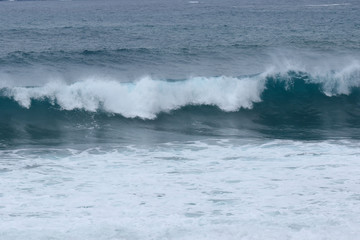 The raging Atlantic ocean, the coast of Tenerife