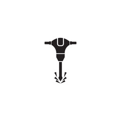 Jackhammer vector icon