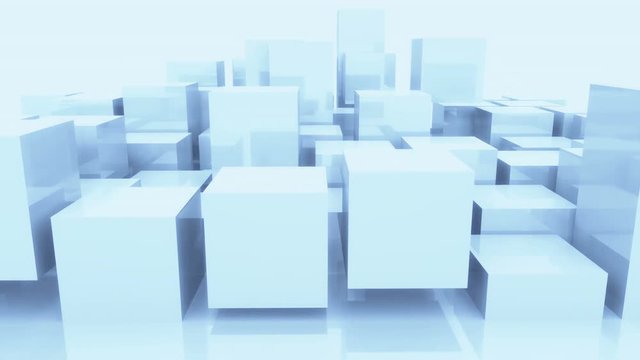 4k,abstract 3d cubes animation background.