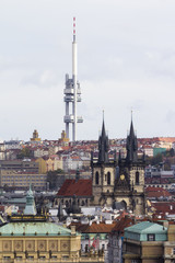 Fototapeta na wymiar Television Tower in Prague
