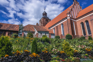 Sts Anne and Stephen Catholic Church in Barczewo, small city near Olsztyn, Masuria Lakeland District of Poland