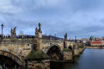 Fototapeta na wymiar Charles's Bridge in Prague