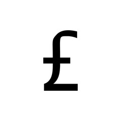 British pound sign icon. Element of money symbol icon. Premium quality graphic design icon. Baby Signs, outline symbols collection icon for websites, web design, mobile app