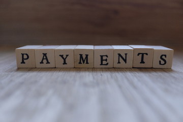 Wooden writing payments