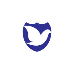 Dove in Shield Logo