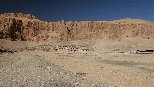 Hatshepsut Temple; Mortuary Temple Of Hatshepsut; Nile West Bank, Near Luxor, Egypt