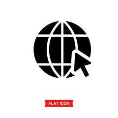 Globe vector icon