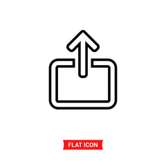 Exit vector icon, logout symbol