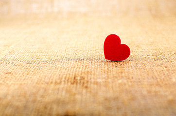 Fototapeta premium Symbol of the heart is a sign on the background for occasions