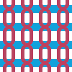 Fabric print. Geometric pattern in repeat. Seamless background with lines, stripes, geometric elements. 