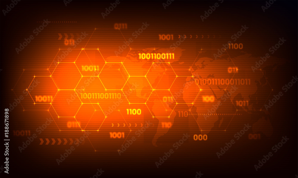 Poster big data visualization. futuristic infographic. information aesthetic design. social network represe