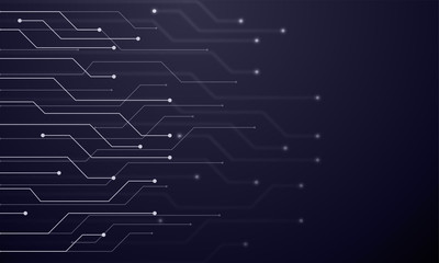 Blockchain network concept , Distributed ledger, computer connection technology, matrix coded background.