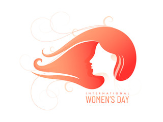 Happy Women's Day celebration design.