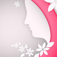 Happy Women's Day celebration design.