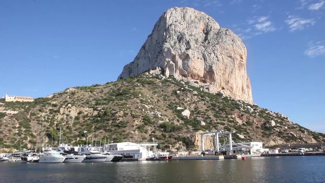 pe&ntilde;on de ifach in Calpe Spain