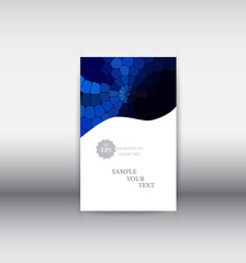 Business Brochure. Flyer Design. Leaflets 3 fold Template. Cover Book and Magazine.