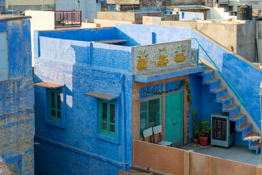 blue houses of Jodhpur, Rajasthan