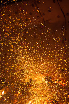 spark - blaze fire flame texture background