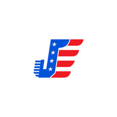 american logo " J " letter 