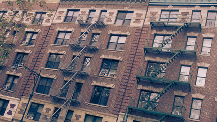 Harlem facades near Central Park
