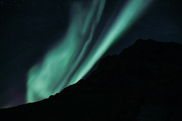 Norwegen | Polarlichter, Hauklandbeach auf den Lofoten