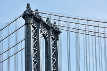 Detail of Manhattan Bridge