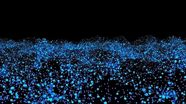 Wave particle abstract.