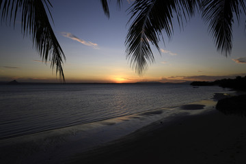 Sonnenuntergang in Madagaskar