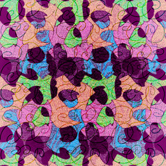 colorful purple and green  digital art abstract backgroud