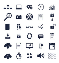 Basic icons vector