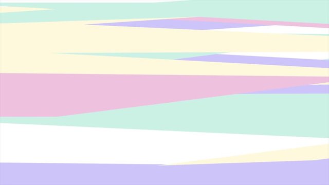 Hipster retro pastel abstract stripes motion graphic design. Seamless looping. Video animation Ultra HD 4K 3840x2160
