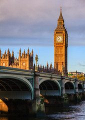 Fototapeta na wymiar Elizabeth Tower Big Ben Palace of Westminster London UK