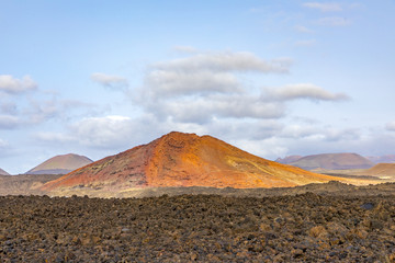 volcano in timanfaya national park, Lanzarote