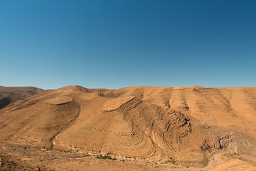 Fototapeta na wymiar Desert somwhere in Africa, not so far from Atlas mountains