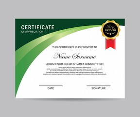 Modern certificate vector