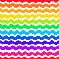 Irregular Wave Rainbow Pattern