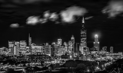 Chicago in Black and White