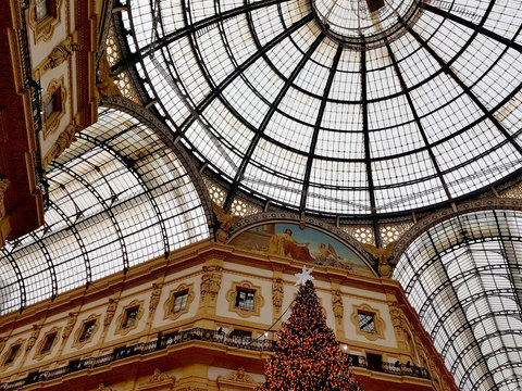 Teto della Galleria Vittorio Emanuele II a Milano