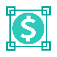 Dollar sign money icon